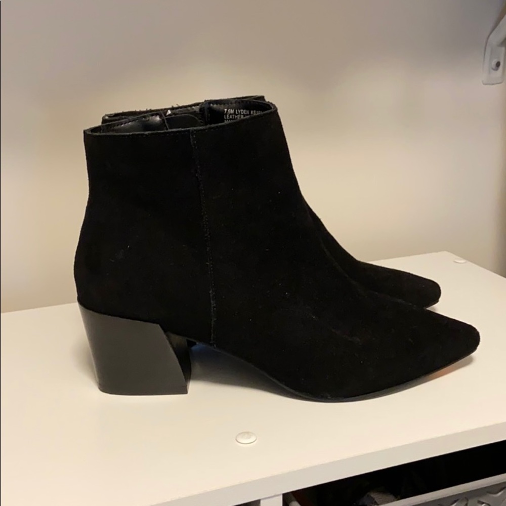 NWT Leather Kensie Lyden ankle boots Booties 7.5